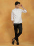 Vastramay Men's White - Nehru Jacket